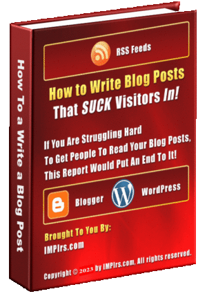 How to Write Blog Posts That  SUCK Visitors In!
